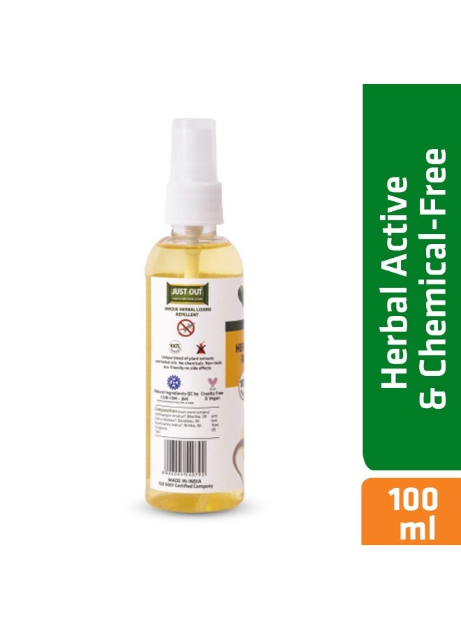Herbal Strategi STRATEGI Herbal Lizard Repellent Spray| Made with Citronella, Lemongrass, Cedarwood & Neem| Irritant-Free, Chemical-Free |Baby-Safe, Skin-Safe, Plant-Safe | 100ml - Image 2