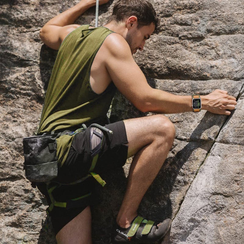 SUNFWR Compatible with Apple Watch Band 38mm 40mm 41mm 42mm, Rugged Replacement Velcro Strap With Three Buckle Loop Design Tough Nylon Band For iWatch Ultra Series 10/9/8/7/6/5/4/3/2/1/SE - Image 5