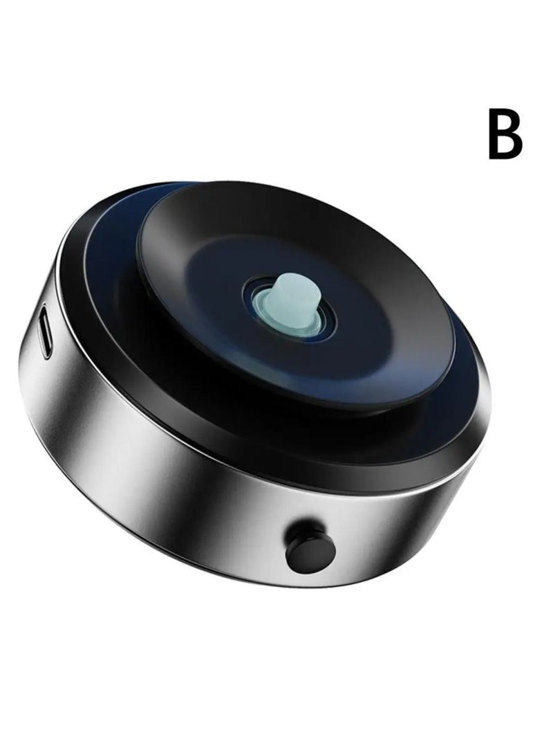 ارواق حامل هاتف، حامل هاتف محمول ذكي مثبت على السيارة، حامل تثبيت مغناطيسي محمول مزدوج الجوانب، امتصاص قوي 360 درجة حامل للهاتف الخلوي، (قطعة واحدة، فضي) - Image 1