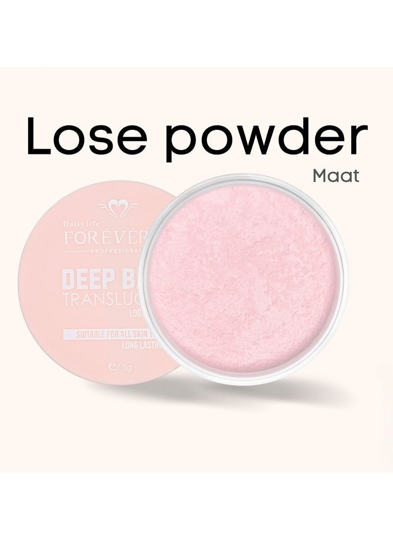 Daily Life Forever52 Deep Bake Translucent Matte Loose Powder Lightweight Cherry Blossom 7.5g  - Image 2