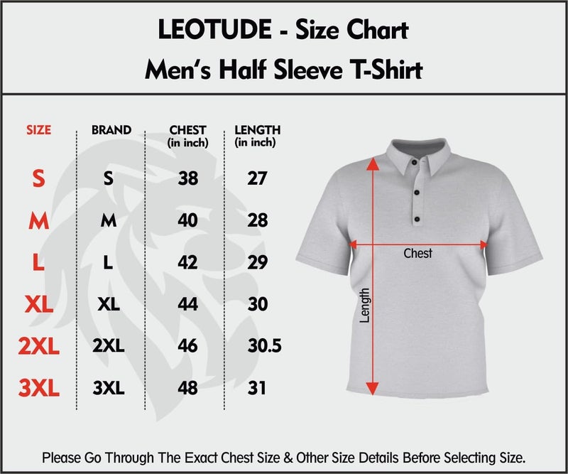LEOTUDE Men's Regular Fit Half Sleeve Matty Polo T-Shirt (P52|P71_Black_Navy_XL) - Image 4
