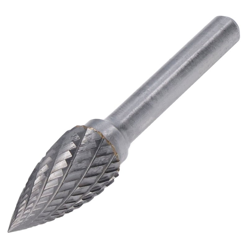 ملمة نهاية دوارة من النوع 2 Cut ذات شكل قوس منحني، رأس حفر مطحنة قالب، عمود جذر 6 مم، من الكاربيد YG8، GX1225 - Image 3