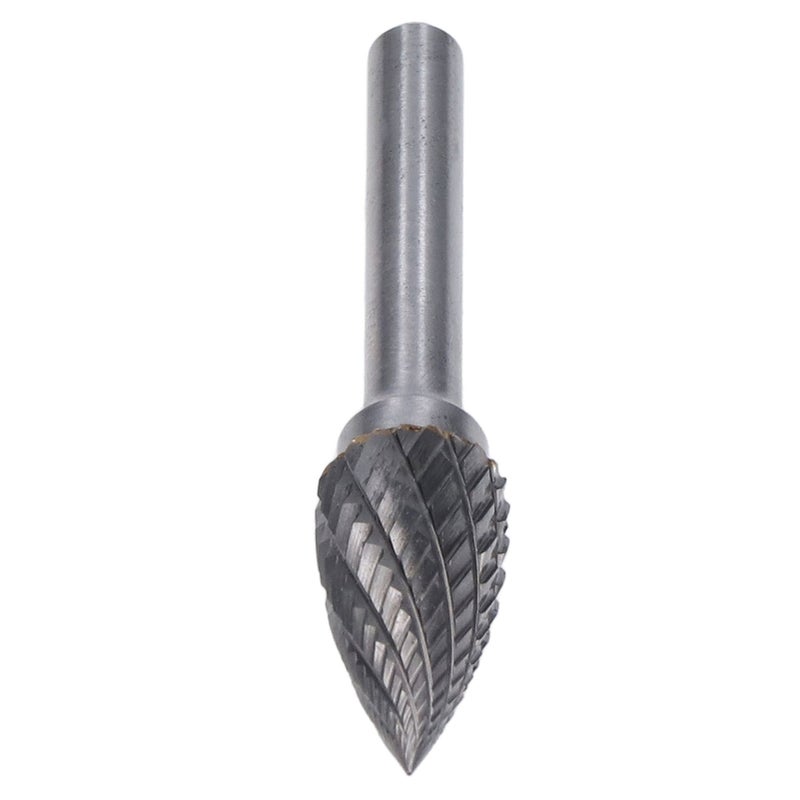 ملمة نهاية دوارة من النوع 2 Cut ذات شكل قوس منحني، رأس حفر مطحنة قالب، عمود جذر 6 مم، من الكاربيد YG8، GX1225 - Image 5
