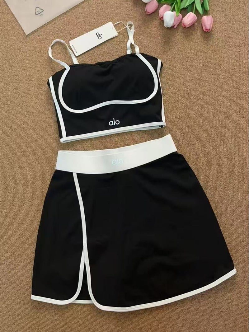 Alo Yoga Set 2026 New Arrival Women's Sports Casual Anti-Exposure Shockproof Outdoor Running Fitness Yoga  Wear - Image 3