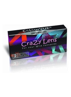 ColourVUE Crazy Lens -SASUKE Cosplay Lenses Yearly Disposable -2 Lenses  - Image 2