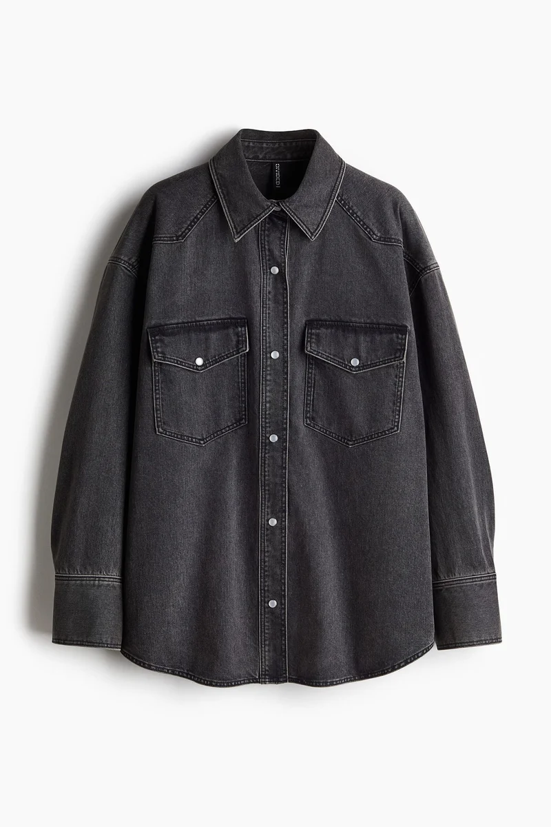 H&M Oversized denim shirt