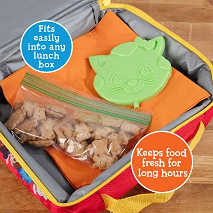 SCS Direct Daniel Tiger's Katerina Cat Kids Hard Ice Packs (3 PK)-Slim Lightweight Reusable Cooler Freezer PacksLong-Lasting Chillers Keep Food Fresh for HoursDurable Leak-Proof for Back To SchoolBPA Free - Image 3