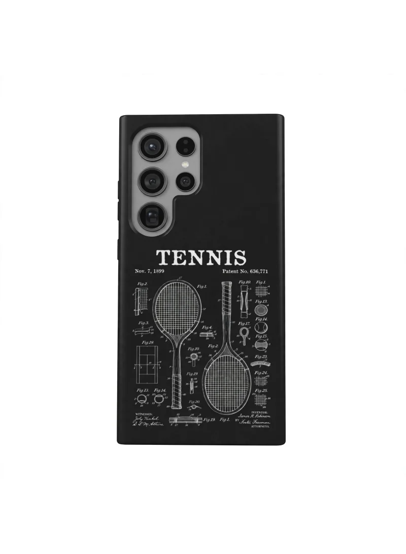Mobcos Samsung Galaxy S24 Ultra Tennis Club Premium Case Compatible with Hybrid Dual-Layer Hard Shell + Silicone Protection - Scratch-Resistant Shockproof Mobile Cover