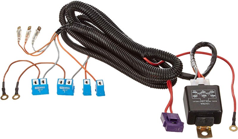 UNO Minda TD-2012 Head Light Connector with Relay 12V/30A - H1+H7 Bulb Holders with Fuse for Tata Universal - Image 4