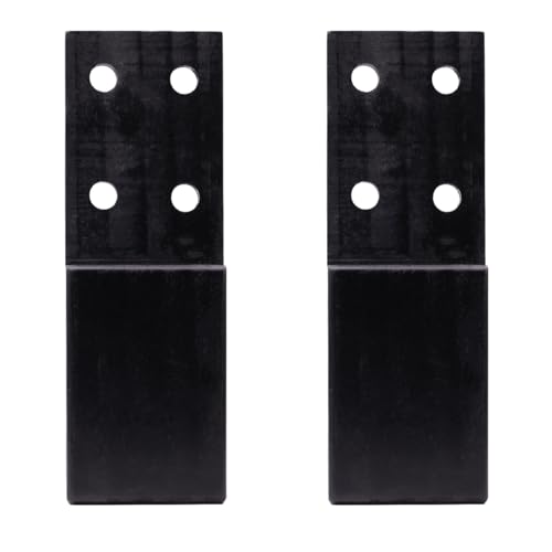 gtpartes gtpartes Bed Frame Replacement Legs - Set of 2 wood (NOT PLASTIC) (4in)  - Image 1