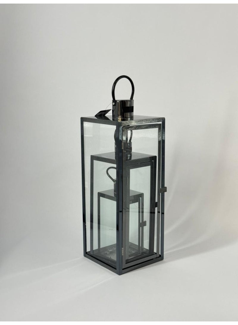 ليفينج طقم فوانيس معدنية مع أبواب زجاجية: إضاءة عملية وأنيقة - Image 4
