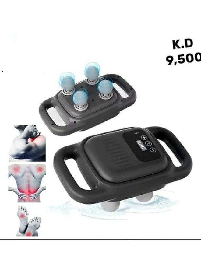 جهاز مساج سداسي 6 رؤوس للتدليك العميق – مزود بمحرك قوي وذكي بتقنية رباعية المحاور – 4 سرعات و3 مستويات مختلفة – بطارية 1800mAh لوقت تشغيل طويل - Image 3