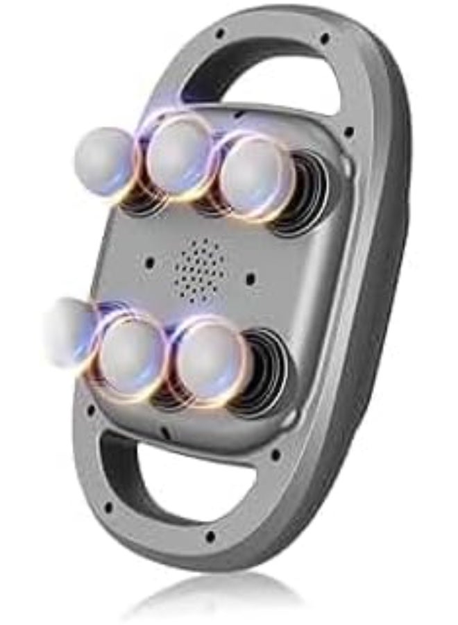 جهاز مساج سداسي 6 رؤوس للتدليك العميق – مزود بمحرك قوي وذكي بتقنية رباعية المحاور – 4 سرعات و3 مستويات مختلفة – بطارية 1800mAh لوقت تشغيل طويل - Image 4