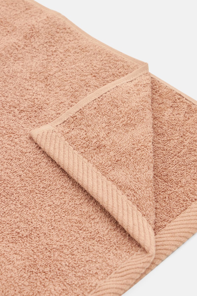 KELA منشفة يد قطنية محبوكة 50 x 100 سم، بني - Image 3