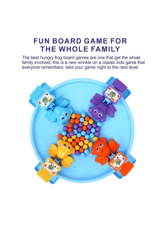 Toy Zone Toy Zone Frog Eat Beans Game-4 Players | Eat The Beans | Hungry Frog Game for Kids | Multiplayer Games | Game for Players | Board Game  - Image 2