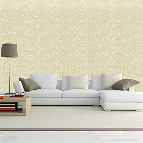 wolpin Wall Stickers Wallpaper Floral Gerbera (60 x 300 cm) Beautiful Flowers Textured Peel and Stick Decal, Beige - Image 5