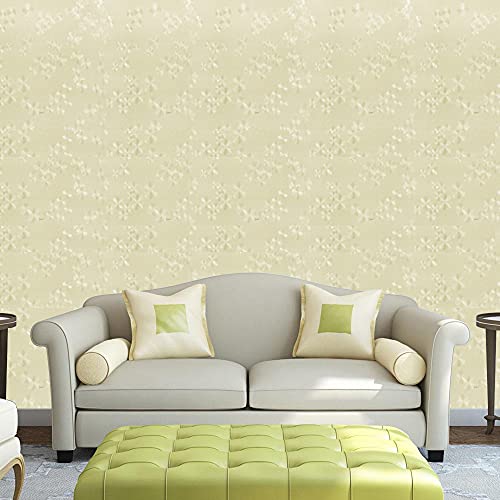 wolpin Wall Stickers Wallpaper Floral Gerbera (60 x 300 cm) Beautiful Flowers Textured Peel and Stick Decal, Beige - Image 2