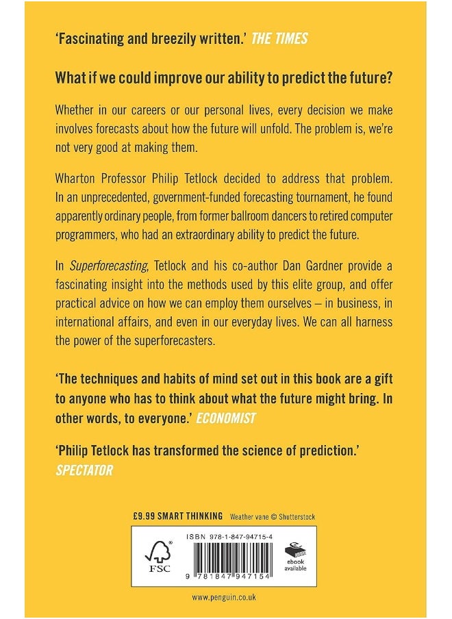 null - Superforecasting The Art and Science of Prediction by Philip E. Tetlock and Dan Gardner - Paperback - Image 1