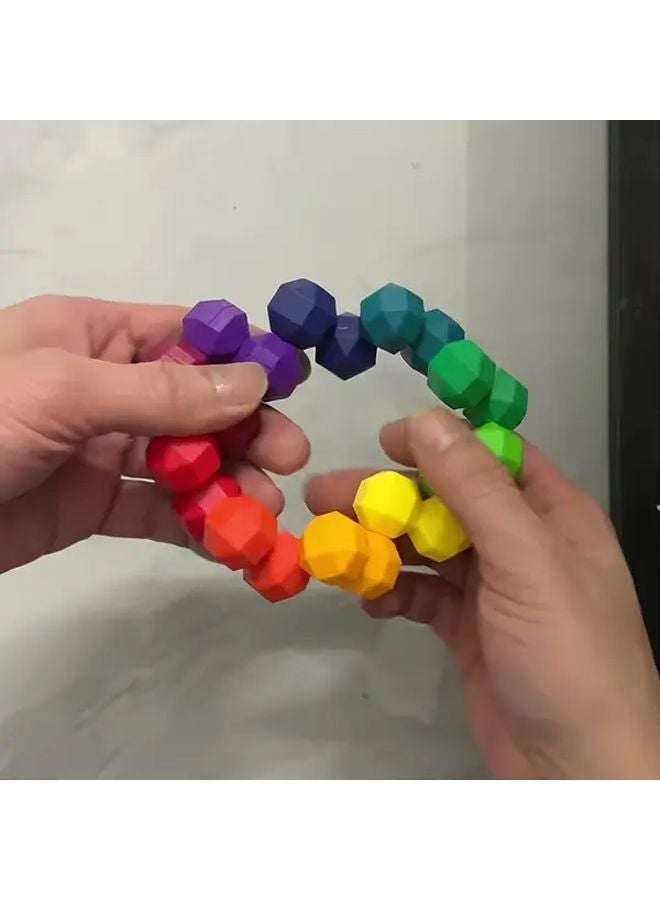 20 قطعة كرات صغيرة مكعب بازل ثلاثي الأبعاد لعبة تعليمية للأطفال هدية عيد الميلاد - Image 4