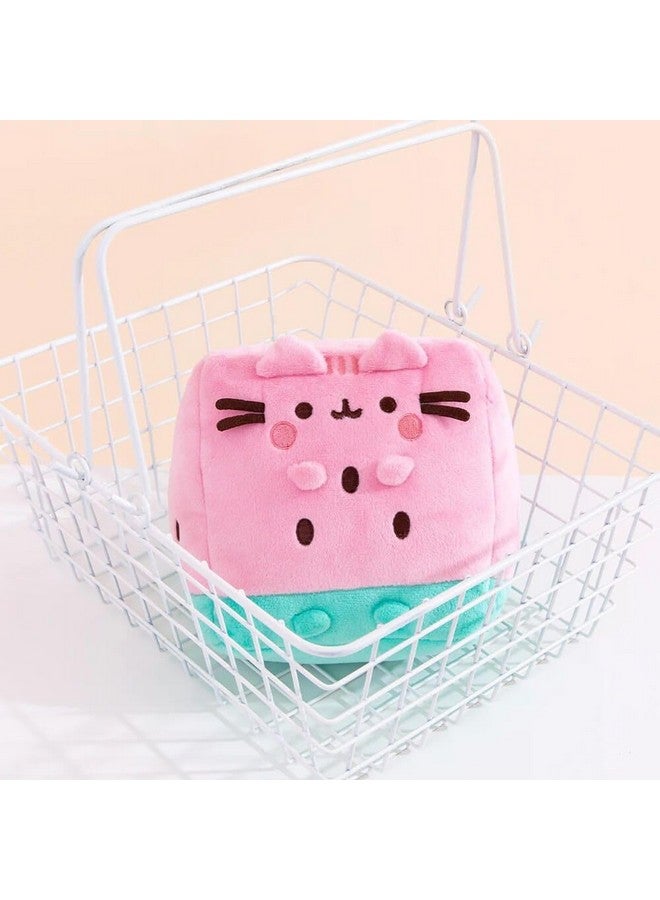 GUND Pusheen Watermelon Plush, Cat Stuffed Animal for Ages 8 and Up, Pink/Green, 6” - Image 2