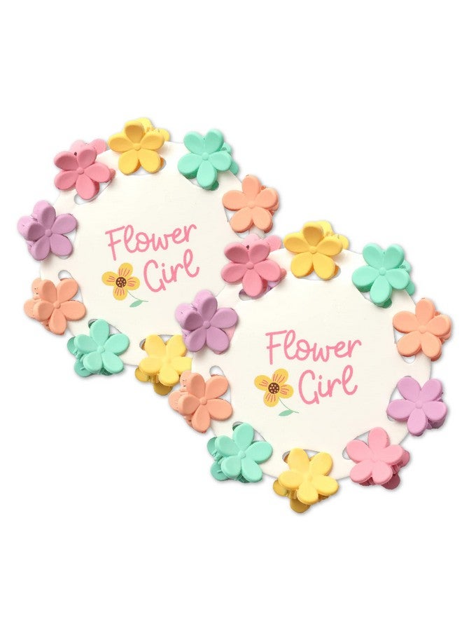 Pop Fizz Designs Flower Girl Gift Flower Girl Hair Clips (Set Of 2) ; Will You Be My Flower Girl Proposal Gifts ; Flower Girl Thank You Present Hair Clips ; Flower Girl Gifts From Bride - Image 2