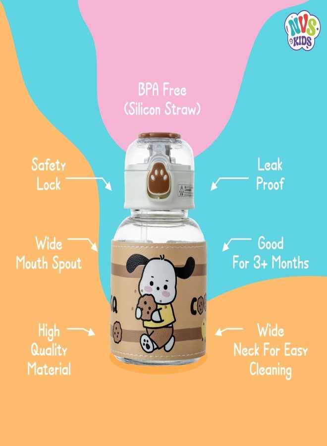 NVS Kids Baby Sipper Bottle Leak Proof Anti Spill Cream Bottle Dust Free Cover 640ml Kids Sippy Cup with Soft Silicone Spout BPA Free Straw Sipper for Infant - Image 2