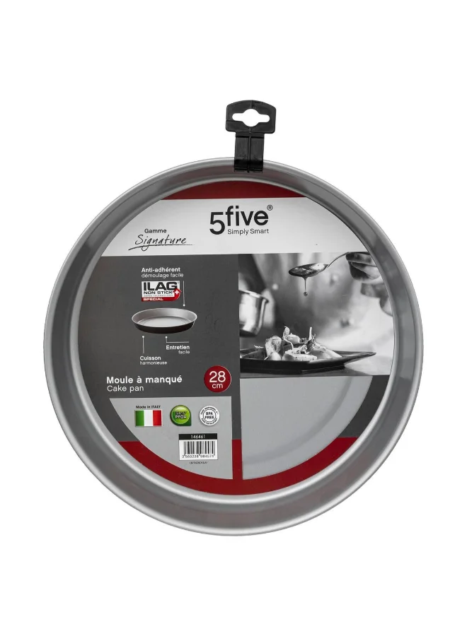 Five Simply Smart Signature Round Non-Stick Metal Cake Pan Black 28cm 146461