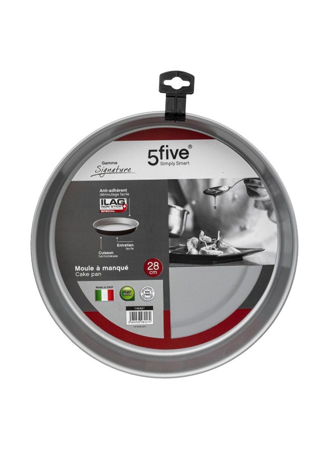 Five Simply Smart Signature Round Non-Stick Metal Cake Pan Black 28cm 146461 - Image 2