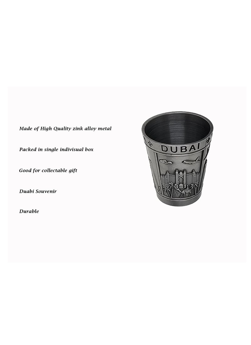 Souvenir Souq Shot Glass Metal set of 3  - Image 2