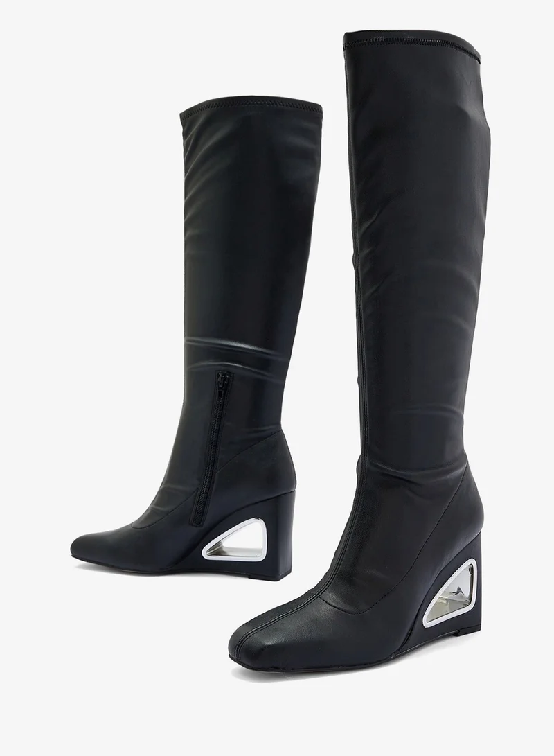 Katy Perry  Mid Heel Close Toe Keen Boots for Women | Best Price UAE