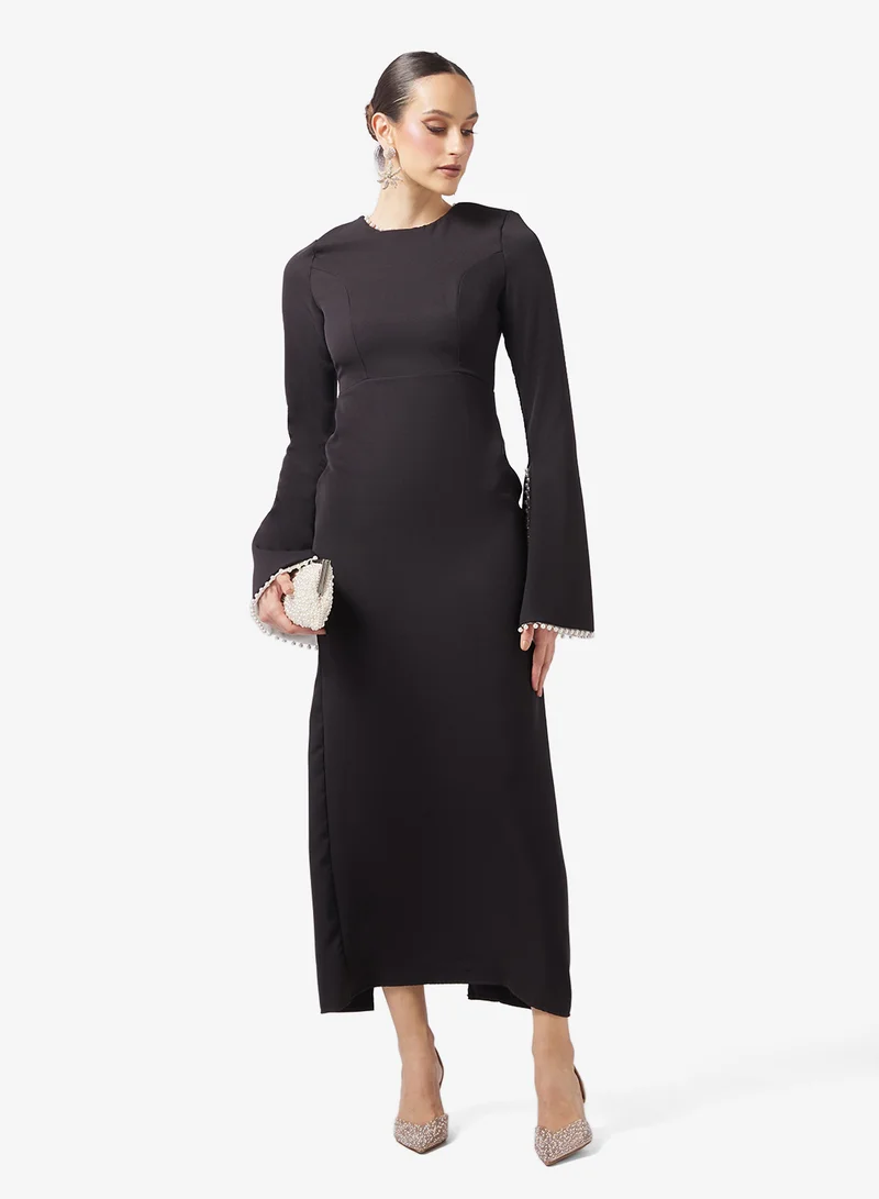 Khizana  Shift Dress With Exaggerated Sleeves for Women | Best Price UAE