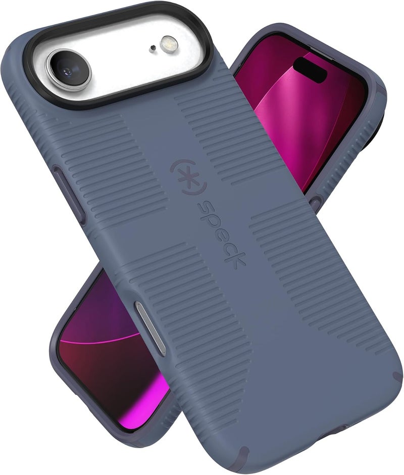 Speck CANDYSHELL Grip +MS Case for iPhone 17 Air - Mystery Blue/Faded Denim | Slim Protective Grip | Drop Protection | MagSafe Compatible - Image 1