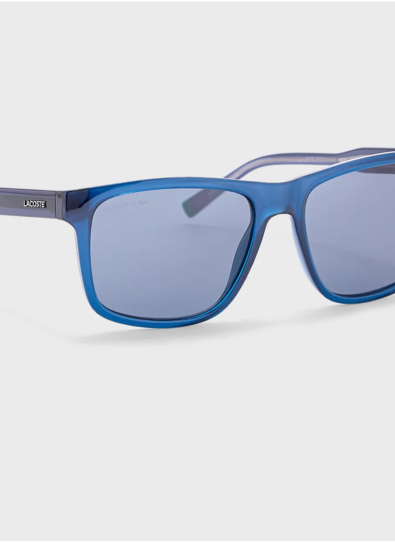 LACOSTE Modified Rectangle Sunglasses L6025S