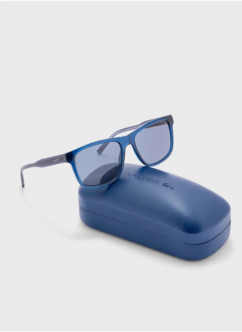LACOSTE Modified Rectangle Sunglasses L6025S