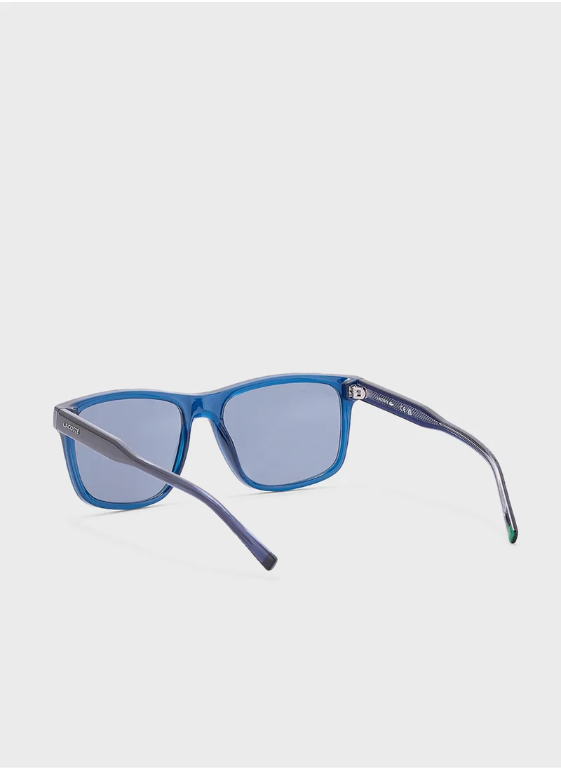 LACOSTE Modified Rectangle Sunglasses L6025S
