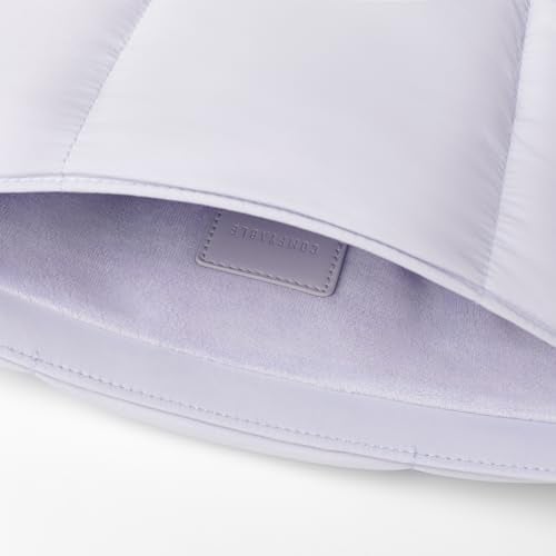 Comfyable Puffy Laptop Sleeve 15 16 Inch, Quilted Puffer Laptop Carrying Case for Women, Pillow Pouch Compatible for MacBook Air M5 & MacBook Pro M5 Pro/Max 2026, Lavender - Image 4