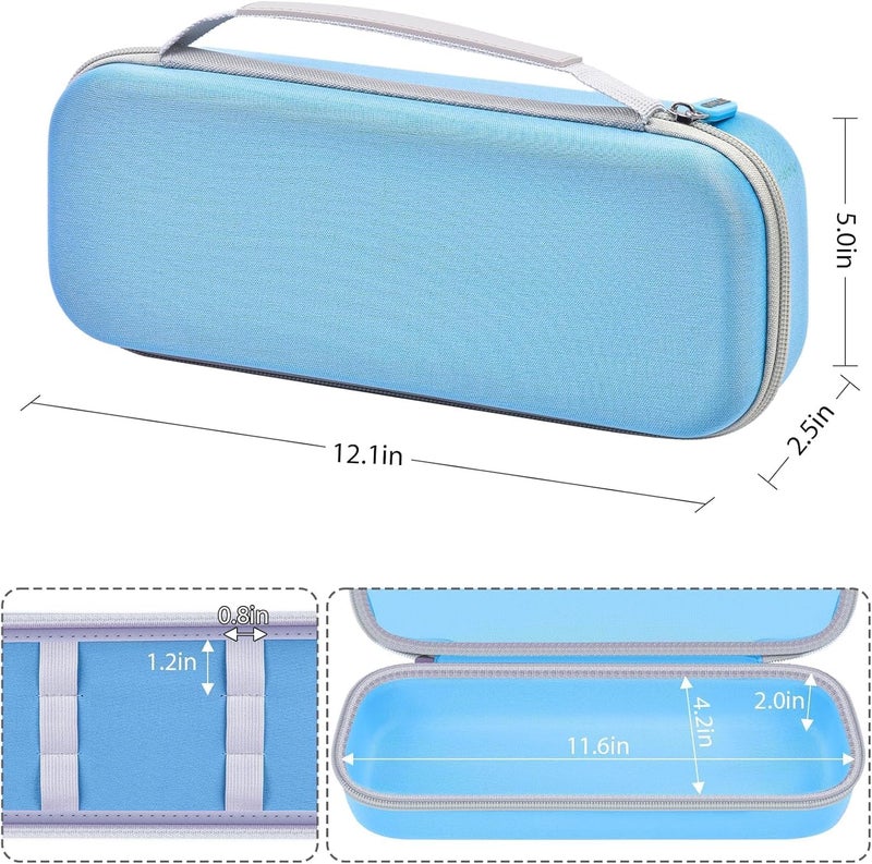 GWCASE Case Compatible with Houzzi/for NuDerma/for Signstek/for APREUTY/for FAZJEUNE/for NewWay Professional Clinical Portable Handheld High Frequency Skin Wand Machine, 6 Neon & Argon Wands (Box Only)-Blue - Image 5