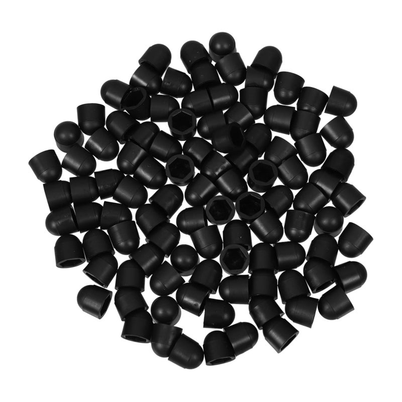 100 Pcs Plastic Higher Dome Nut Covers Hexagon Bolt Caps Screw Protection Covers - Image 2