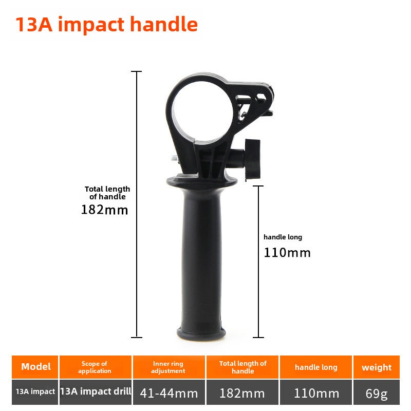 Electric Hammer Drill Side Handle 13A Impact Handle 
