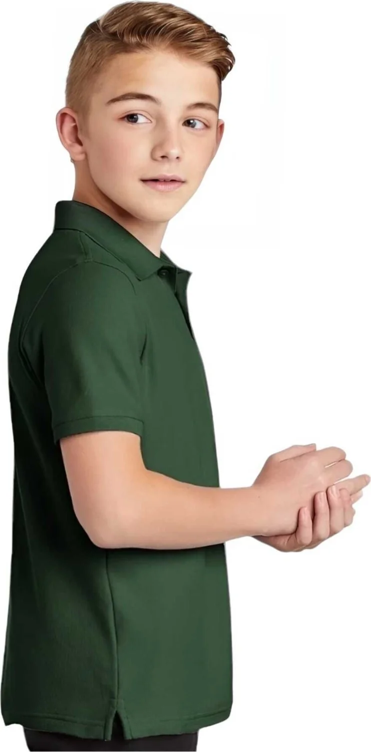 Tezzgelsin 3-Piece Boys Cotton Polo Collar T-Shirt Daily and School Uniform School T-Shirt