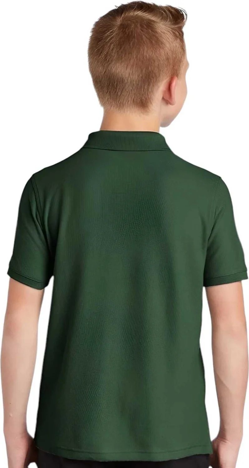 Tezzgelsin 3-Piece Boys Cotton Polo Collar T-Shirt Daily and School Uniform School T-Shirt