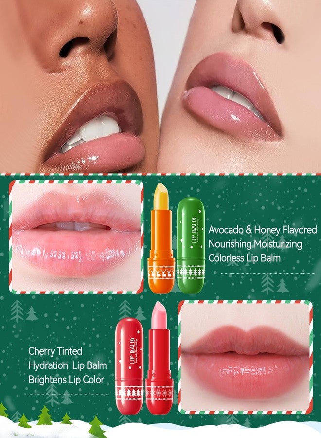 LYSdefeu Lip Balm Kit-3Pcs Lip Care Moisturizer,Hydrating Lip Repair Sticks for Dry Cracked Lip,Vegan & Cruelty-Free Lip Gloss Lip Products, Christmas Stocking Stuffers Lip Treatment Gift Set for Women Men - Image 3