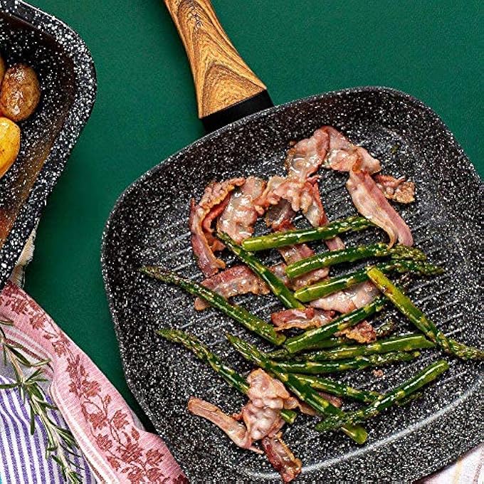 NAVA Grill Pan Nature With Nonstick Stone Coating 28X28Cm - Image 5