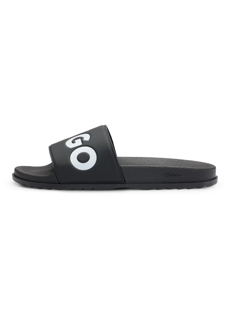 هوجو Slides with logo strap