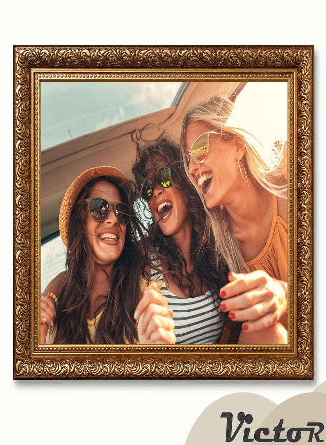 فيكتور إطار صور VictoR مقاس 8.5 × 11 بوصة، لون بني ذهبي، من مجموعة روبنز - إطارات صور مقاس 8.5 × 11 بوصة - مع زجاج أكريليك مقاوم للكسر - عتيق - بني 8.5 × 11 بوصة - للتعليق فقط - Image 5