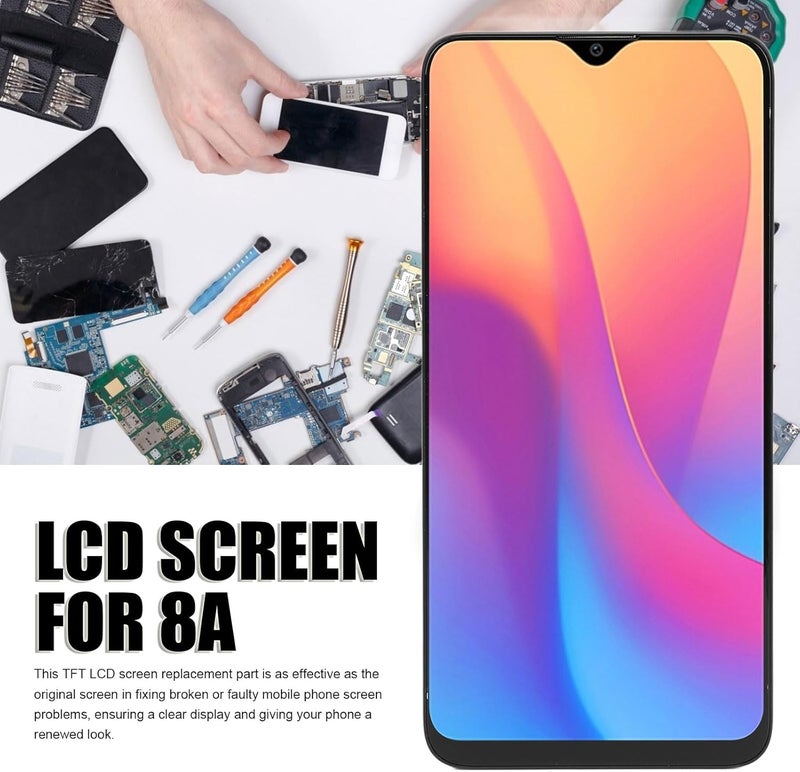 TFT Screen Replacement for 8/8A, 6.22 Inch Touch Screen Digitizer Assembly with Repair Tools Kit, Display Touch Screen Repair Kits, Quality - Image 2