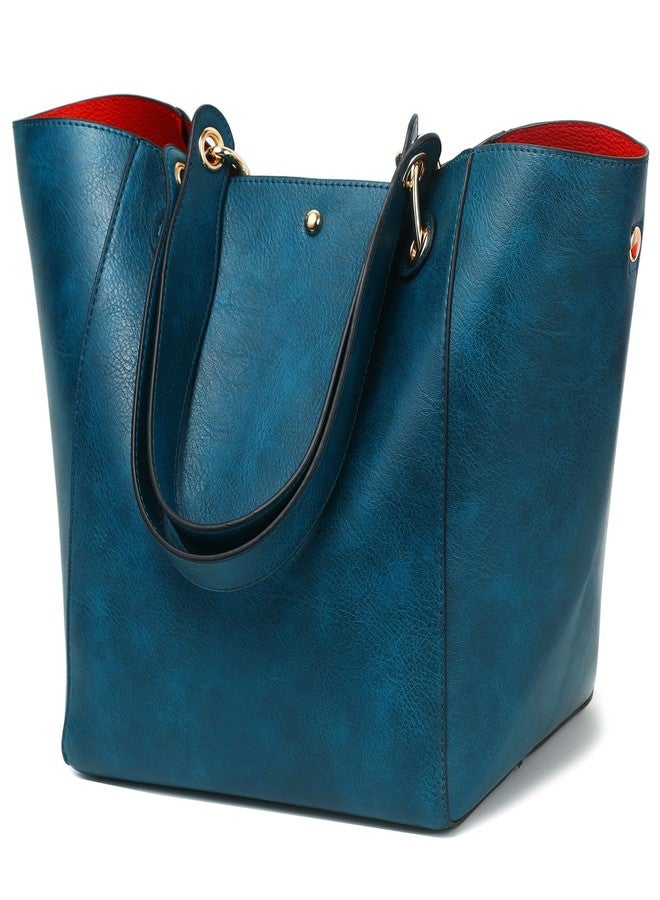 sqlp Large Work Tote Bag for Women Designer Purses and Handbags Big Bucket bags Ladies Travel Crossbody Purse Royal Blue, Royal Blue, One size - Image 1
