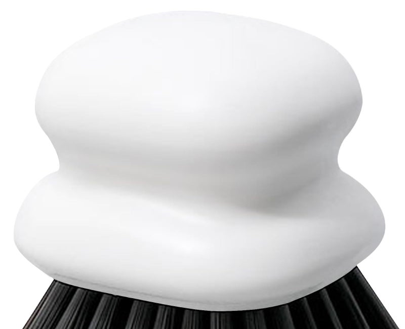 CD HOME Dish Brush with Handle, Kitchen Scrub Brushes for Cleaning, Dish Scrubber with Nylon bristles for Sink, Pots, Pans (1Pack White Nylon bristles) - Image 5