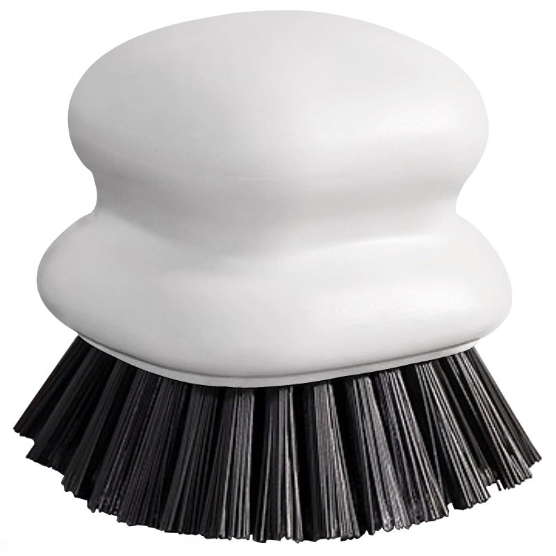 CD HOME Dish Brush with Handle, Kitchen Scrub Brushes for Cleaning, Dish Scrubber with Nylon bristles for Sink, Pots, Pans (1Pack White Nylon bristles) - Image 1