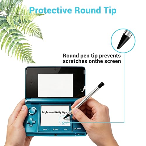 Xahpower 3DS Stylus Pen, Metal Retractable Replacement Stylus Compatible with Nintendo 3DS, 4in1 Combo Touch Styli Pen Set Multi Color for 3DS - Image 5